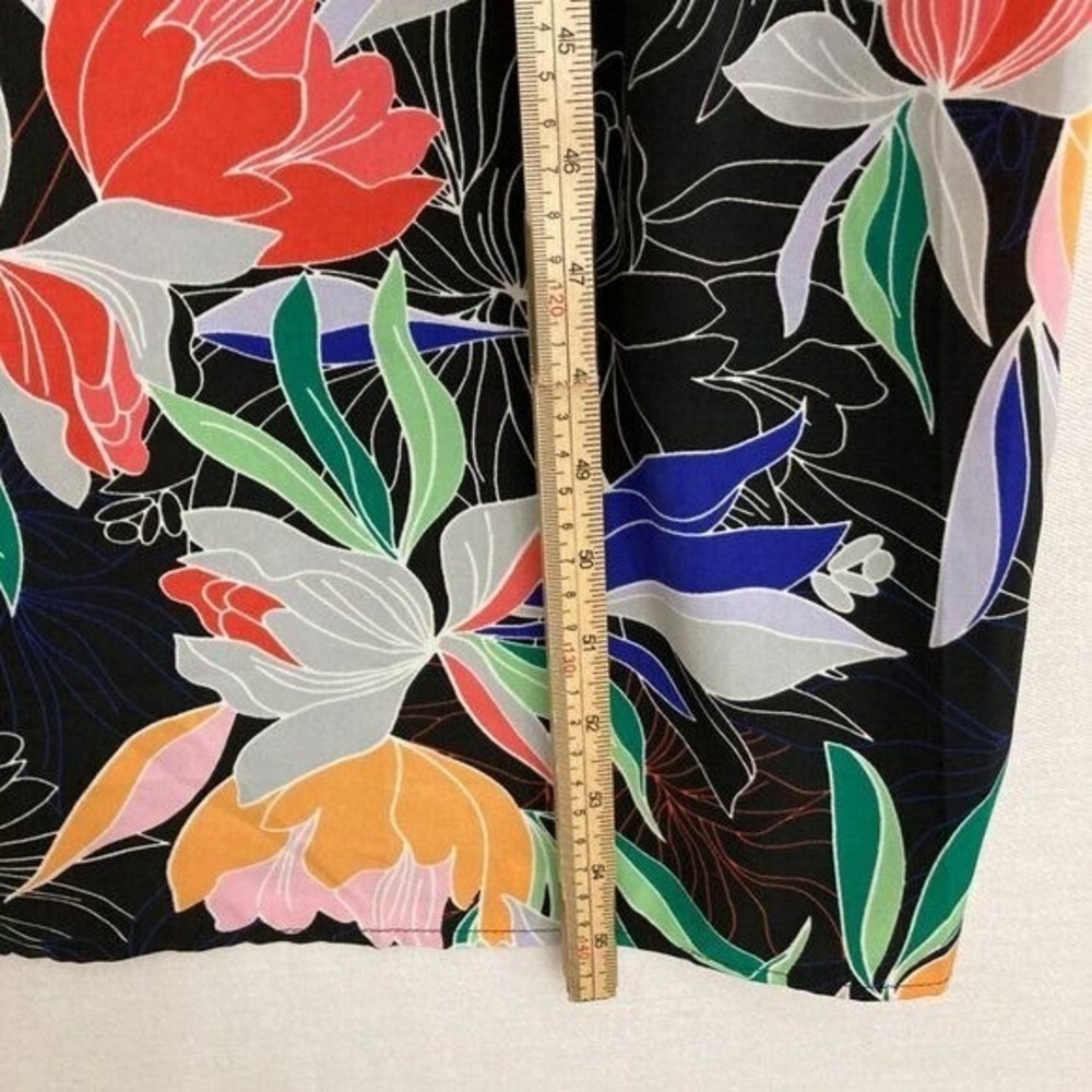Lulus‎ Beloved Becky Black Floral Print Maxi Dress Medium Romantic Evening - Picture 9 of 12